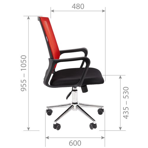 Компьютерное кресло  CHAIRMAN 606 хром #12